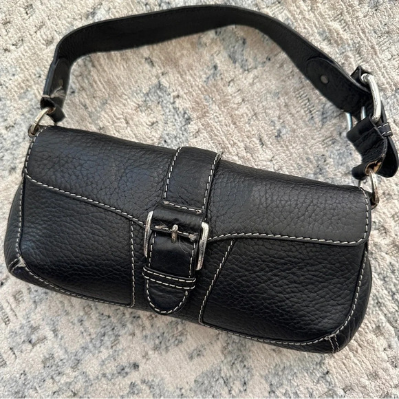 Michael Kors Pebbled Leather Black Bag - Pre-Loved Condition - Picture 1 of 8